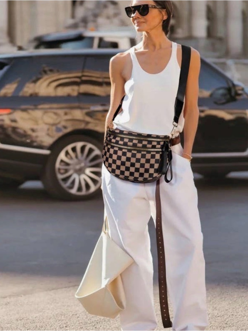 Checkered Bum Bag